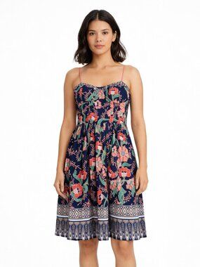 Band of Gypsies Floral Bustier Sundress Medium